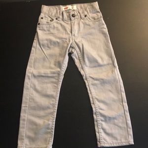 Levis Light Grey Little Boys Jeans. Size 5 regular